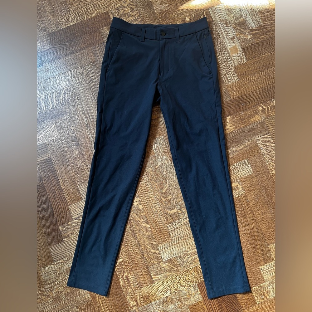 lululemon athletica Men's Black Slim Performance Chinos